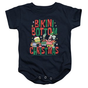 SpongeBob Christmas Bikini Bottom Infant Baby Snap Suit : Target
