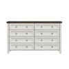 VANIRROR Farmhouse 8 Drawers Dresser for Bedroom, Rustic Wood Chest of Drawers Organizer for Living Room, Hallway, Clothes Storage - 2 of 4
