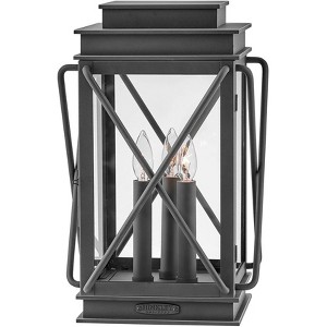 Hinkley Montecito 18 1/2" High Museum Black Outdoor Pier Light - 1 of 1