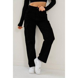 Women's Sloan Denim Cargo Jean - D. Rock 16 - 1 of 2