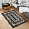 Machine Washable Runner Rug - Print Braided Non-Slip Indoor/Outdoor Carpet, Low Pile Non-Shedding Area Rug for Kitchen, Entrance Hallway - 2 of 4