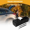 Unique Bargains Universal Car Trunk Organizer Car Storage Organizer with Detachable Cover Foldable Black 1 Pc - 2 of 4
