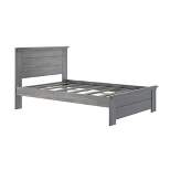 Max & Lily Farmhouse Full Bed with Panel Headboard