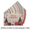 Unique Bargains Christmas Greeting Card Multicolor 4.5"x 3.1" 10 Pcs - 3 of 4