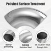 Unique Bargains 90 Degree Exhaust Elbow Pipe for Car Modified Exhaust System - 4 of 4