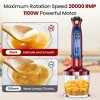 VAVSEA Immersion Blender, 1100W 5-in-1 Hand Blender, 24-Speed Handheld Stick Blender for Chopper, Beaker, Whisk, Milk Frother - 2 of 4