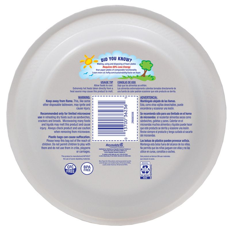 Hefty Deluxe Extra Strong &#38; Deep Disposable Plates - 15ct, 3 of 8