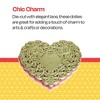 School Smart Paper Die-Cut Heart Lace Doily, 4 Inches, Assorted Color, Pack of 100 - 3 of 4