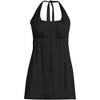 Lands' End Women's Square Neck Halter Swim Dress One Piece Swimsuit - 3 of 4
