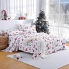 Christmas Bed Sheets, Soft Brushed Microfiber, 16" Deep Pocket Fitted Sheet, Flat Sheet and 2 Pillowcase - 3 of 4