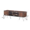 TV Stand Media Center Storage Cabinet & Shelf Hold up to 60''TV W/ Metal leg - 2 of 4