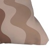 18"x18" Deny Designs Angela Minca Squiggly Lines Mocha Mousse Square Outdoor Throw Pillow Brown - 2 of 4