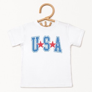 The Juniper Shop Varsity USA Red Stars Toddler Short Sleeve Tee - 1 of 4
