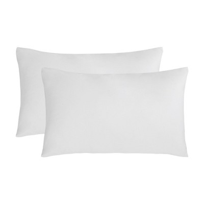 2 Pcs King 20"x36" 1800 Series Soft Brushed Microfiber Soft Pillowcase White  - PiccoCasa