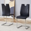 NicBex PU Leather Dining Chairs with Metal Legs,Armless Chairs for Kitchen,Living Room - 4 of 4