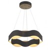 Eurofase Lighting Vaughan 1 - Light Chandelier in  Black/Nickel - 4 of 4