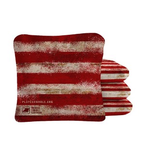 Skip's Garage | Vintage American Flag Synergy Pro Cornhole Bags (Set of 4) - 1 of 4