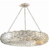 Crystorama Lighting Broche 8 - Light Pendant in  Antique Silver - 2 of 4