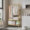 Clothing Racks,Portable Closet Garment Coat Rack,Heavy Duty Metal Hanger Stand Wardrobe Free Standing - 4 of 4