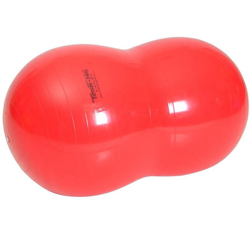 Gymnic Physio Roll Physiotherapy Balancing Peanut Ball, 40cm x 60cm - Red, 1 of 2