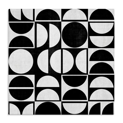 Stupell Industries Black & White Arch Pattern, 24" x 24"