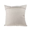 Taupe with Yellow Plaid 24X24 Hand Woven Filled Outdoor Pillow - Foreside Home & Garden - 3 of 4