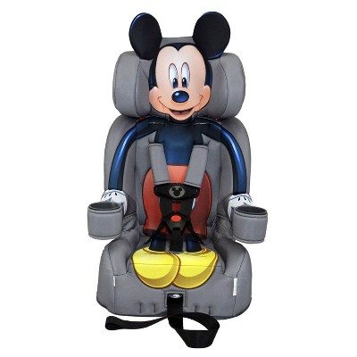 KidsEmbrace Disney Mickey Mouse Safety Vehicle Combination 5 Point Harness High Back Booster Car Seat for Ages 12 Months to 10 Years Old