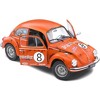 1974 Volkswagen Beetle 1303 #8 Matt Orange "Jagermeister" Tribute "Competition" Series 1/18 Diecast Model Car by Solido - 2 of 4
