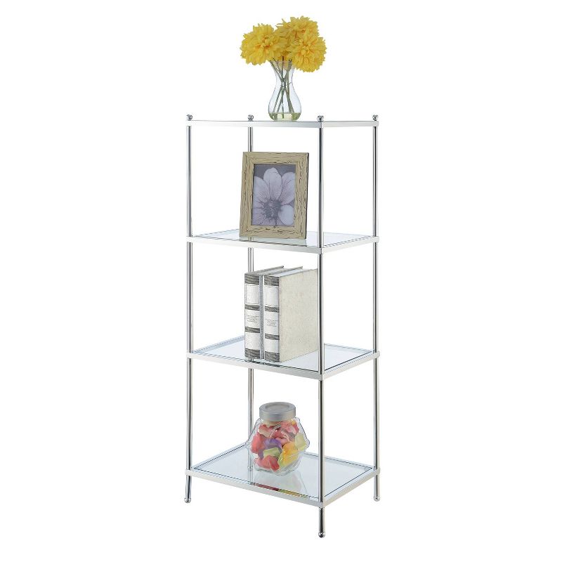 43&#34; Royal Crest 4 Tier Tower Chrome  - Breighton Home, 4 of 6