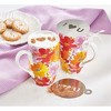 TAG Springtime Floral Red Yellow Purple Flowers on White Background Mug & Stencil Set for Coffee Tea and Coco, 22 0z. - 2 of 3