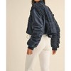 Women's Jessenia Ruffle Puff Bomber Jacket - MABLE S - 3 of 4