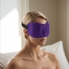 Unique Bargains Breathable Elastic Band 3D Sleep Mask 1 Pc - 2 of 4