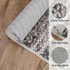 Area Rug, Home Decor Washable Modern Solid Braided Print Rug - Non-Slip Low Pile Neutral Carpet for Farmhouse Living Room Bedroom Dining Dorm - 4 of 4