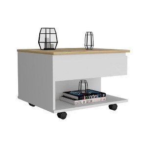 NicBex 21.6 Inch Rectangle Lift Top Coffee Table with Casters and Shelf for Living Room,Dining Room,Bedroom - 1 of 4