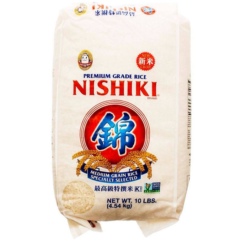 Nishiki Premium Medium Grain White Rice - 10lbs, 1 of 4