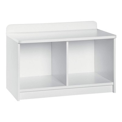 small white toy chest