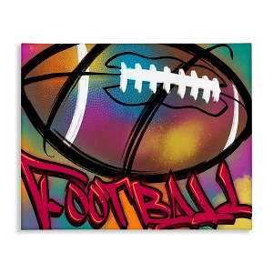 Stupell Industries Urban Sports Football, 48" x 36" - 1 of 4