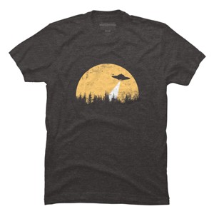Men's Design By Humans UFO By sustici T-Shirt - 1 of 4