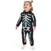 Tipsy Elves Baby / Toddler Iridescent Skeleton Costume Jumpsuit: Size 2T - 3 of 4