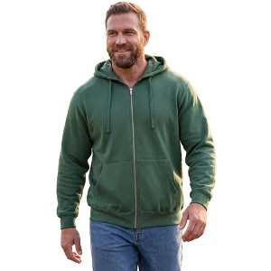 KingSize Fleece Zip-Front Hoodie 7XL, Glass Green : Target