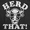 Womens Herd That Funny T Shirt Sarcastic Cow Graphic Tee For Ladies - Crazy Dog Women's T Shirt - 2 of 4