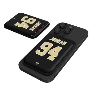 Keyscaper Cameron Jordan New Orleans Saints 94 Game Tactic Black Magnetic Credit Card Wallet - 1 of 3
