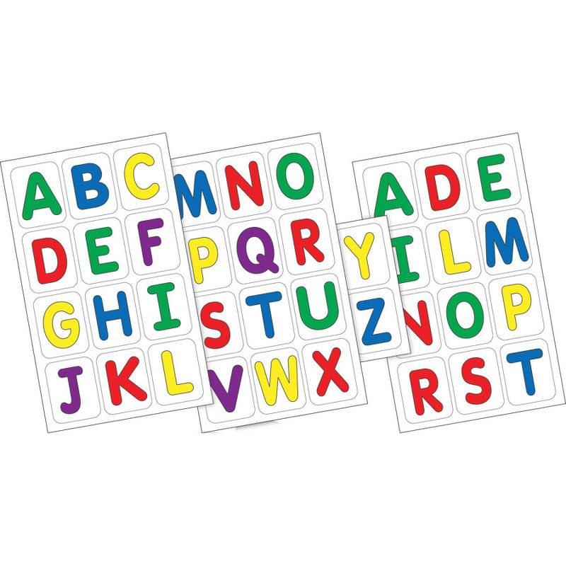 Barker Creek KidABC&#39;s Magnets - Uppercase Letters, 5 of 6