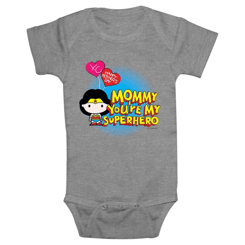 Infant's Wonder Woman Mommy Superhero Onesie, 1 of 4