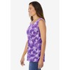 Woman Within Women's Plus Size Perfect Printed Scoopneck Tank - 4 of 4