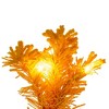 Vickerman Flocked Yellow Artificial Wreath - 2 of 4
