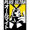 My Hero Academia Anime Plus Ultra All Might Mens Black Short Sleeve Shirt - 2 of 3