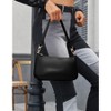 Shoulder Bag Retro Vegan Leather Classic Tote HandBags Purses with Zipper Closure - 2 of 4