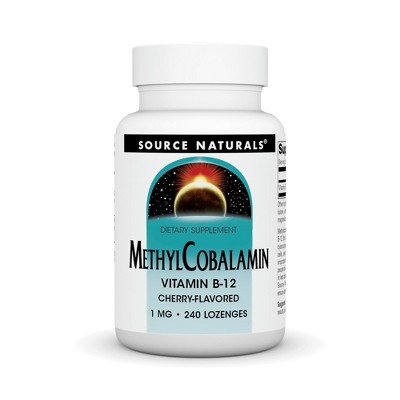 MethylCobalamin 1 mg Cherry by Source Naturals, Inc.  -  240 Sublingual Tablet