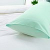 PiccoCasa 90 GSM Solid Soft Envelope closure Microfiber Body Pillowcase - 3 of 3